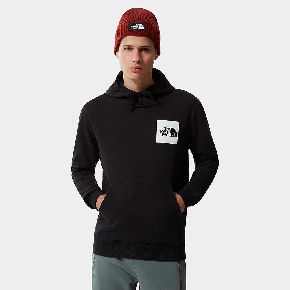 Mikiny S Kapucňou The North Face Fine Panske Čierne | ONU-319560