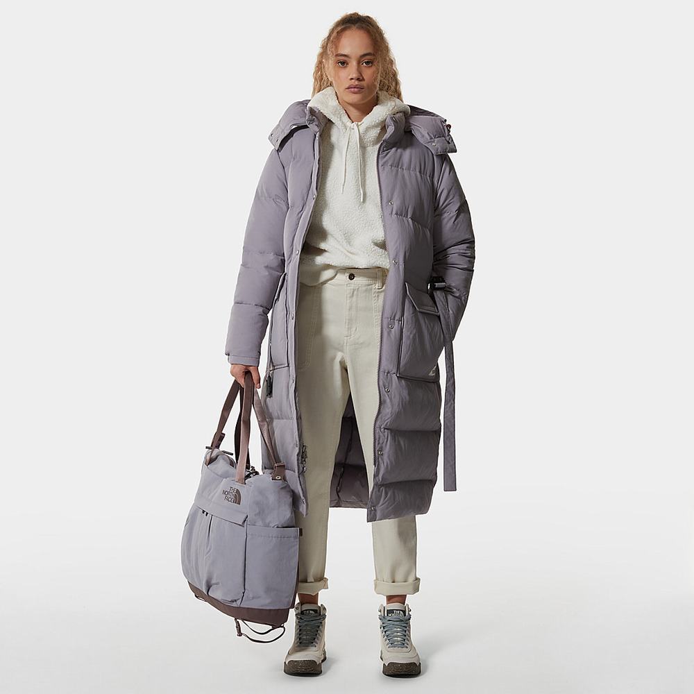 Mikiny S Kapucňou The North Face HARRISON WOOL Damske Biele | IAK-514378