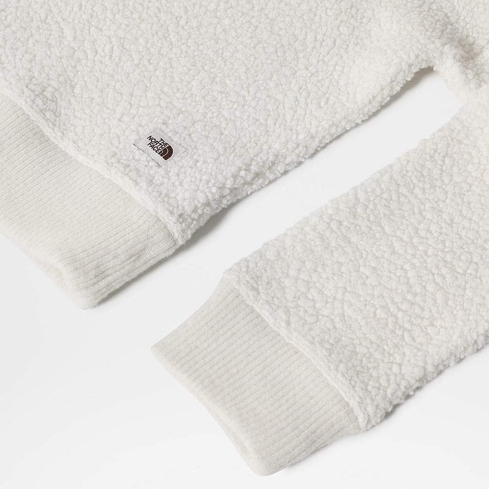 Mikiny S Kapucňou The North Face HARRISON WOOL Damske Biele | IAK-514378