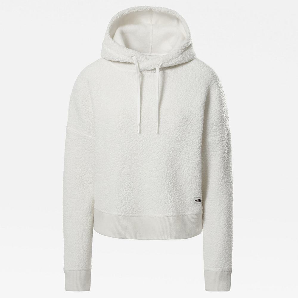 Mikiny S Kapucňou The North Face HARRISON WOOL Damske Biele | IAK-514378
