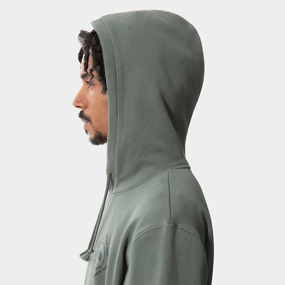 Mikiny S Kapucňou The North Face Himalayan Bottle Source Panske Zelene | EHY-469523