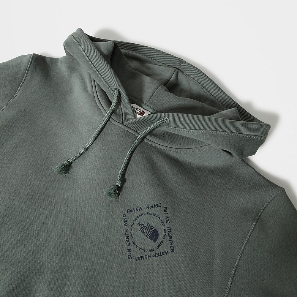 Mikiny S Kapucňou The North Face Himalayan Bottle Source Panske Zelene | EHY-469523
