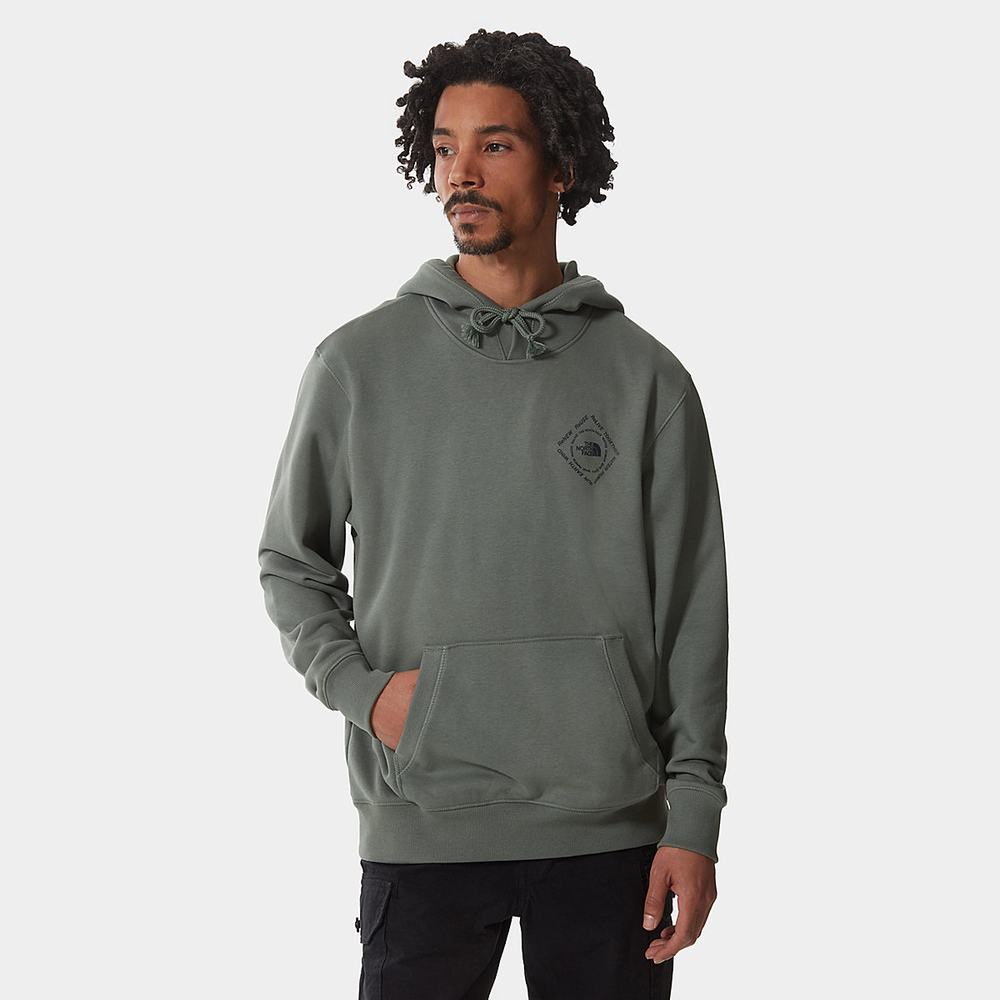 Mikiny S Kapucňou The North Face Himalayan Bottle Source Panske Zelene | EHY-469523