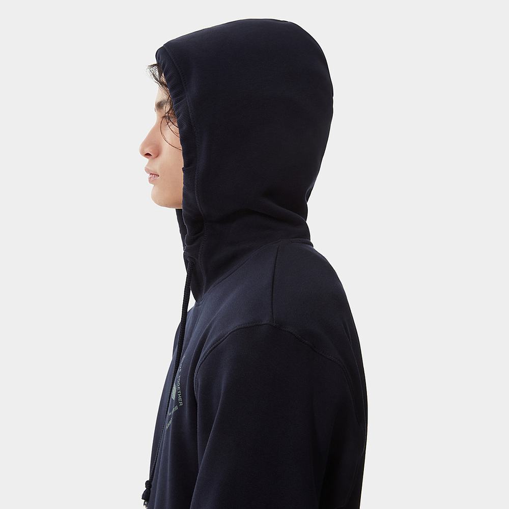 Mikiny S Kapucňou The North Face Himalayan Bottle Source Panske Námornícka Modrá | KMJ-482350