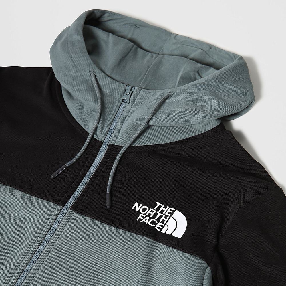 Mikiny S Kapucňou The North Face Himalayan Full Zip Panske Zelene | RXV-318579