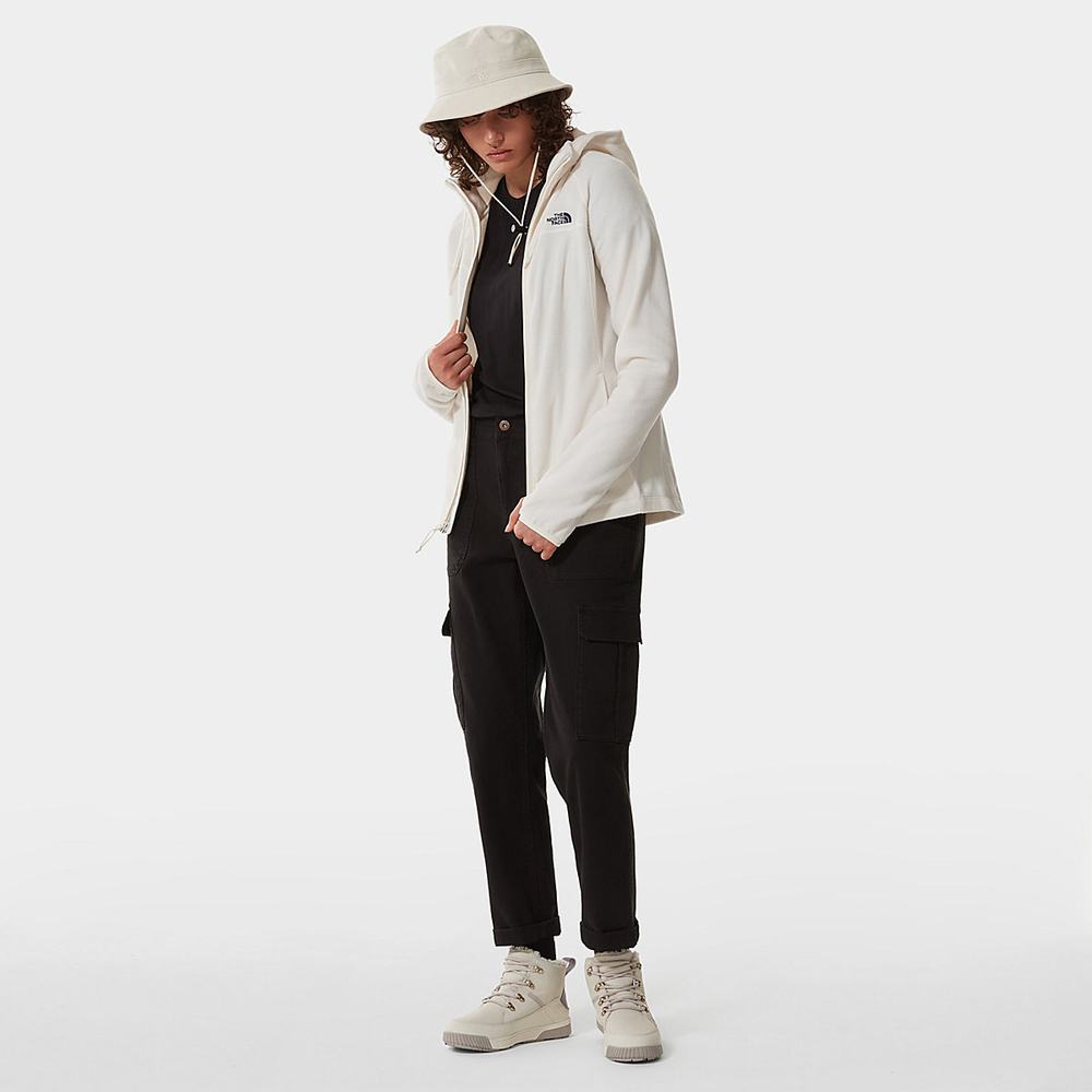 Mikiny S Kapucňou The North Face Homesafe Full-Zip Fleece Damske Biele | VOP-026593