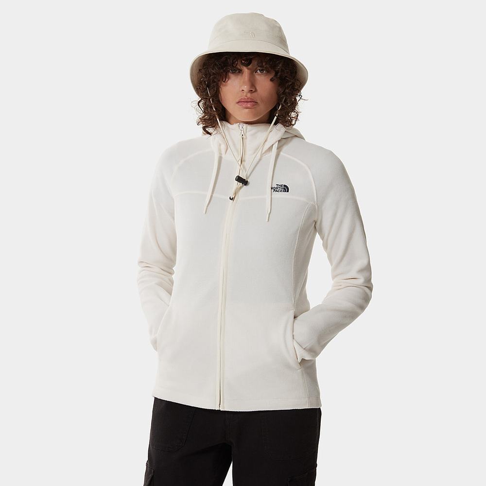Mikiny S Kapucňou The North Face Homesafe Full-Zip Fleece Damske Biele | VOP-026593