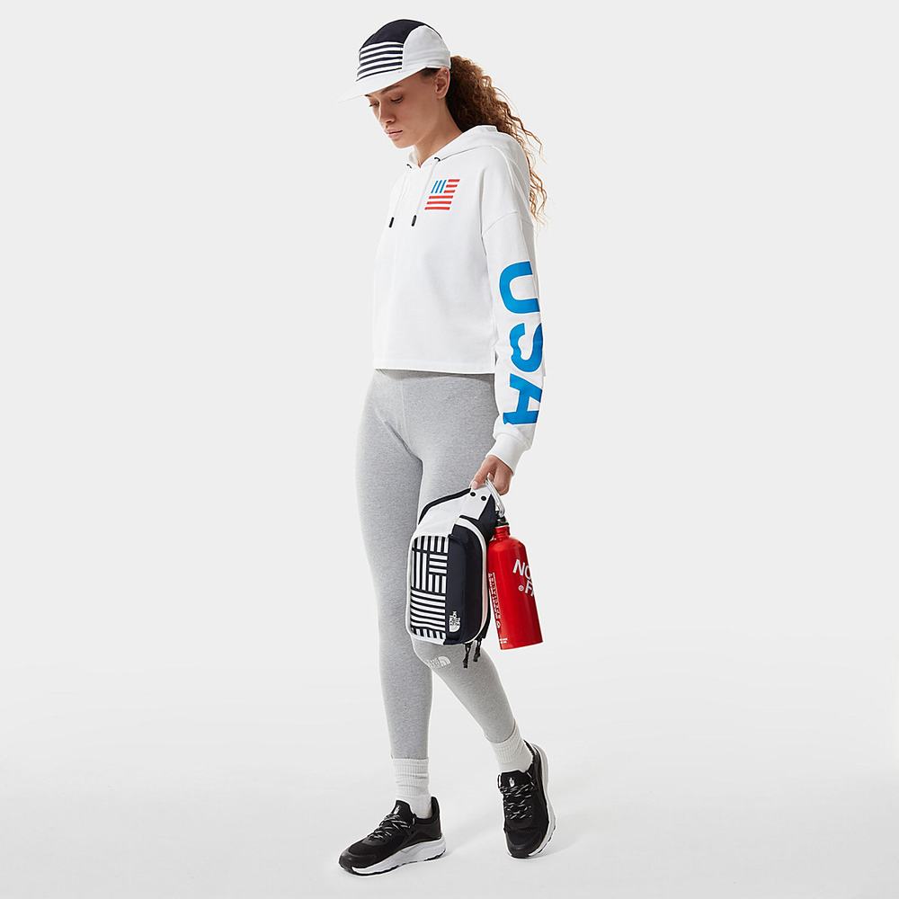 Mikiny S Kapucňou The North Face INTERNATIONAL COLLECTION Damske Biele | JXS-312560