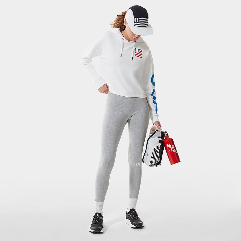 Mikiny S Kapucňou The North Face INTERNATIONAL COLLECTION Damske Biele | JXS-312560