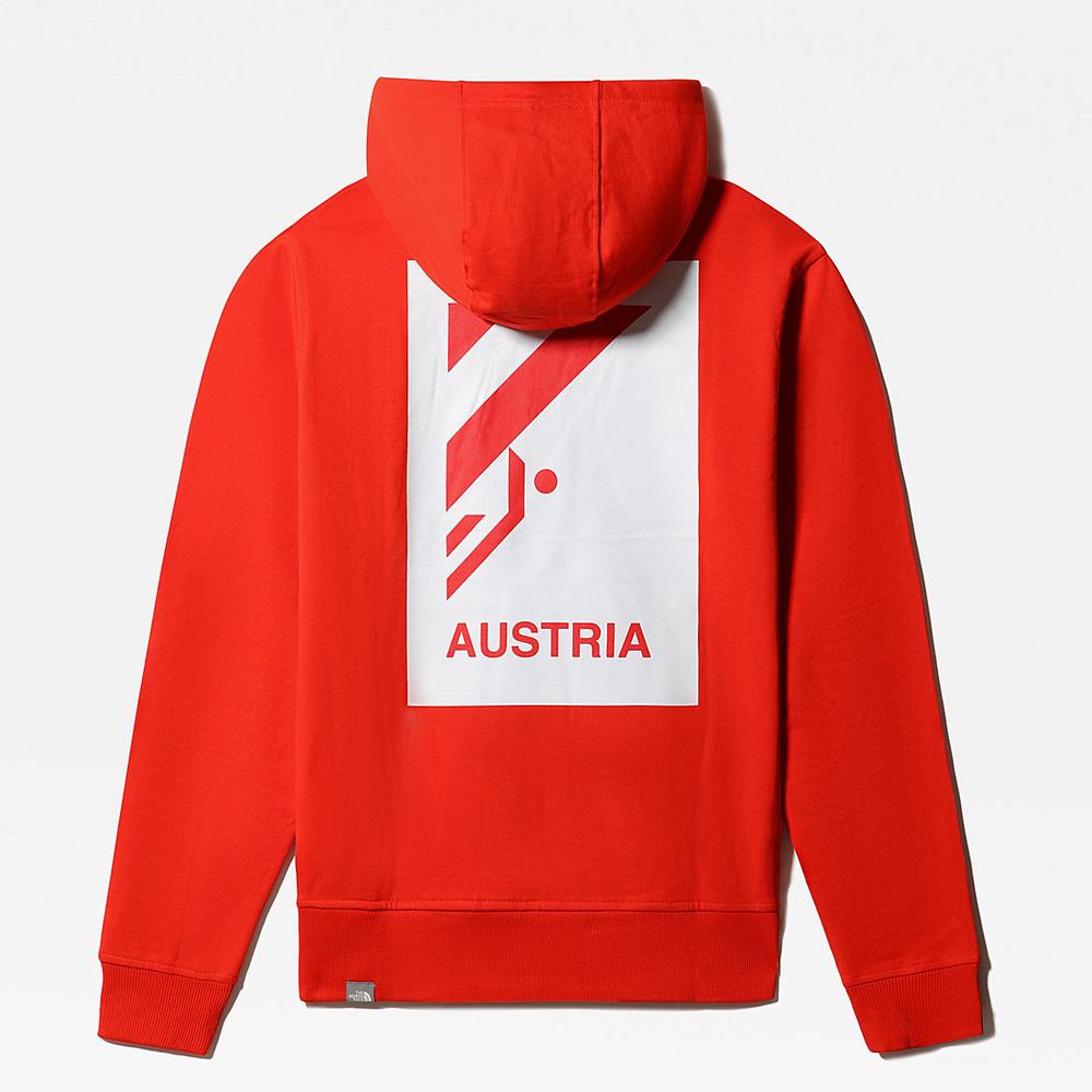 Mikiny S Kapucňou The North Face INTERNATIONAL COLLECTION CLASSIC Panske Červené | SCB-960312