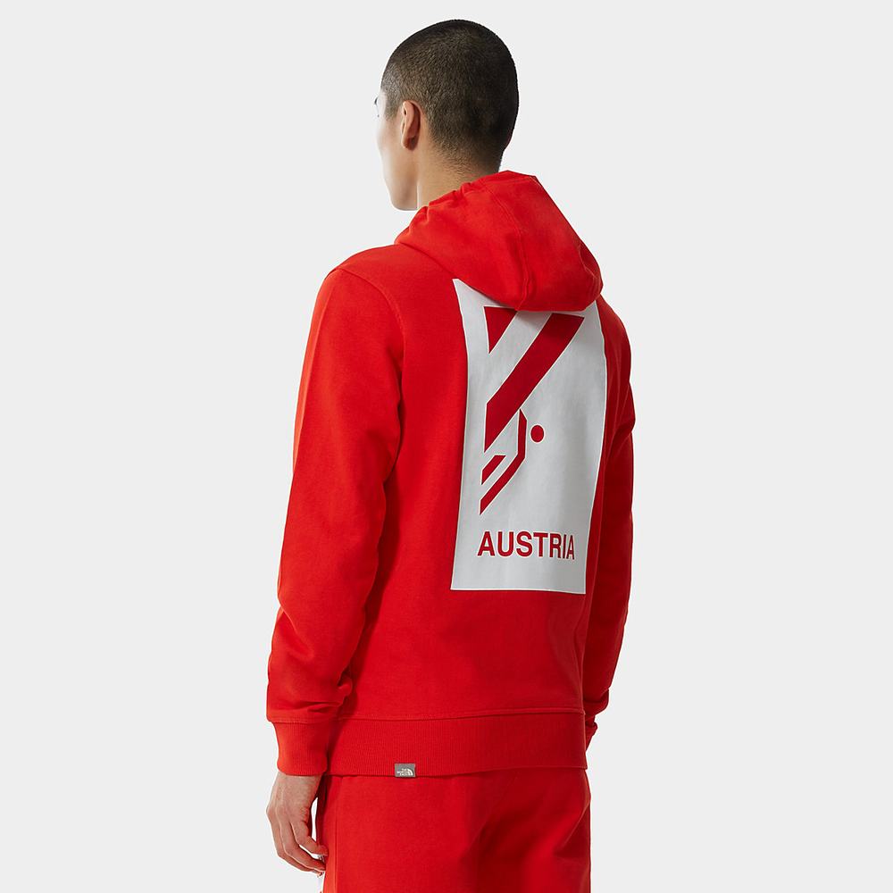 Mikiny S Kapucňou The North Face INTERNATIONAL COLLECTION CLASSIC Panske Červené | SCB-960312