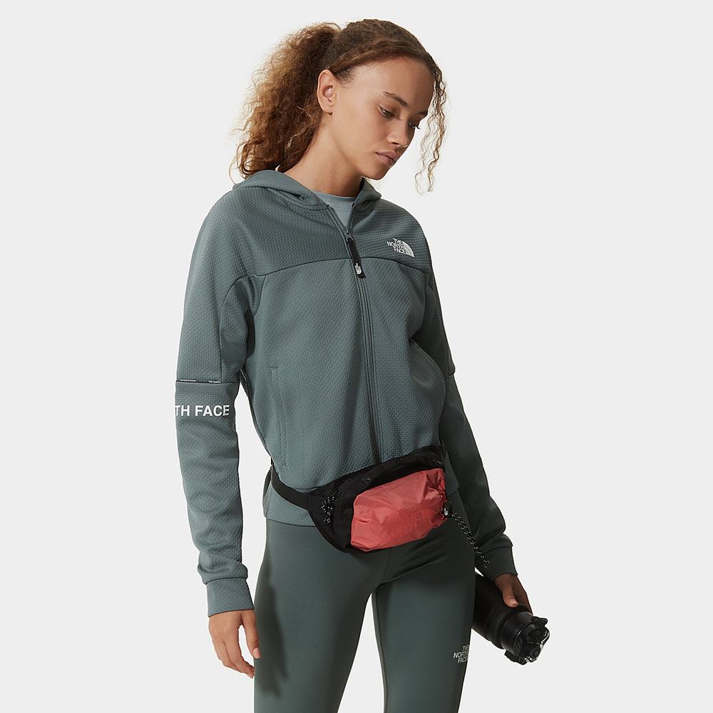 Mikiny S Kapucňou The North Face MOUNTAIN ATHLETICS ZIP-UP Damske Zelene | PZQ-125438