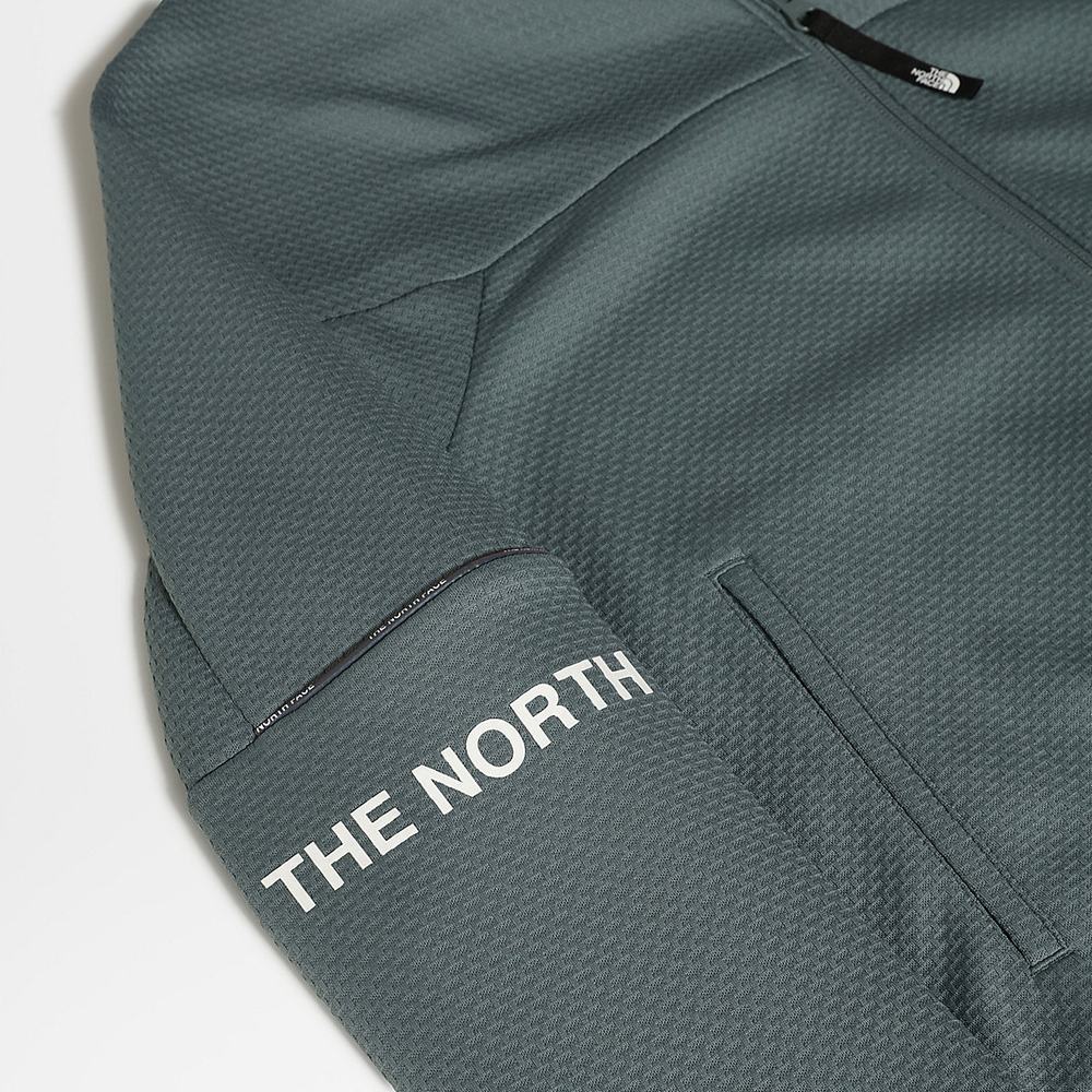Mikiny S Kapucňou The North Face MOUNTAIN ATHLETICS ZIP-UP Damske Zelene | PZQ-125438
