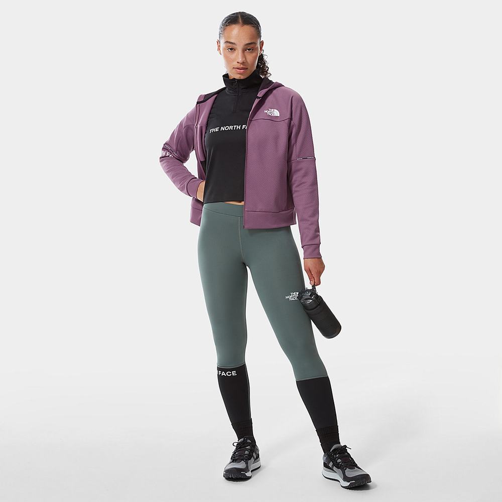 Mikiny S Kapucňou The North Face MOUNTAIN ATHLETICS ZIP-UP Damske Nachový | WFJ-604972