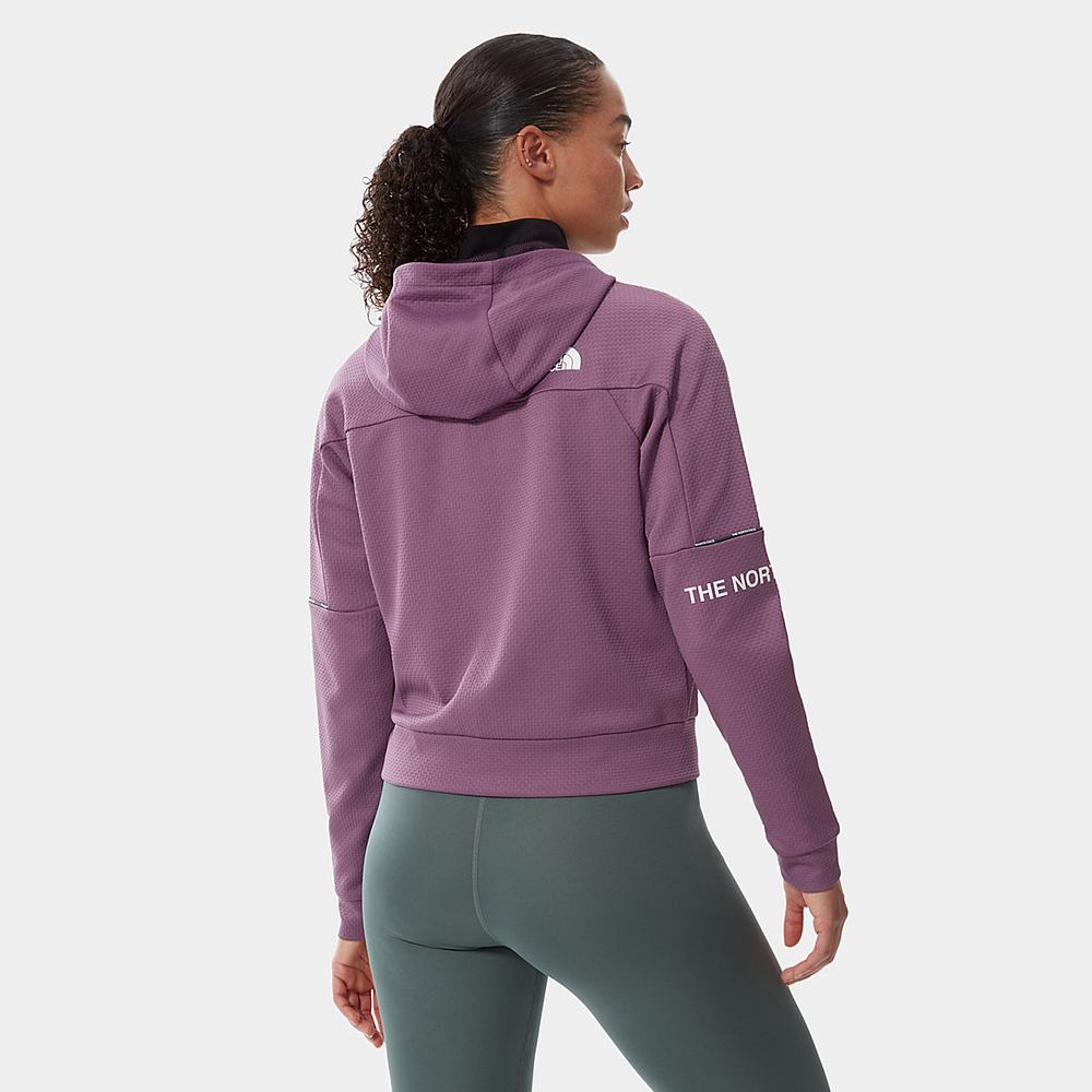 Mikiny S Kapucňou The North Face MOUNTAIN ATHLETICS ZIP-UP Damske Nachový | WFJ-604972