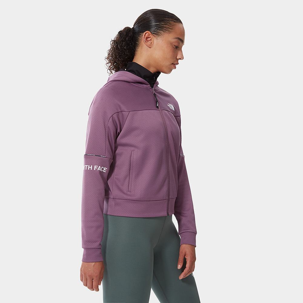 Mikiny S Kapucňou The North Face MOUNTAIN ATHLETICS ZIP-UP Damske Nachový | WFJ-604972