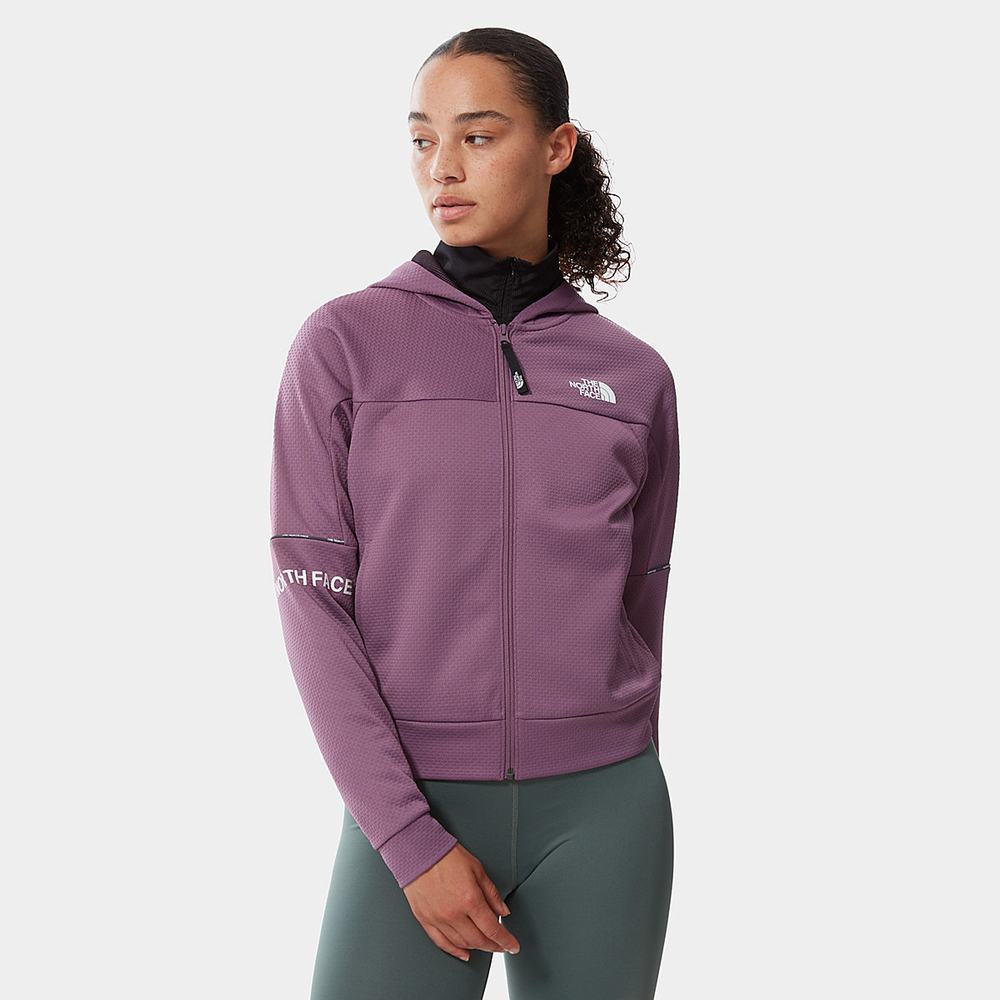 Mikiny S Kapucňou The North Face MOUNTAIN ATHLETICS ZIP-UP Damske Nachový | WFJ-604972