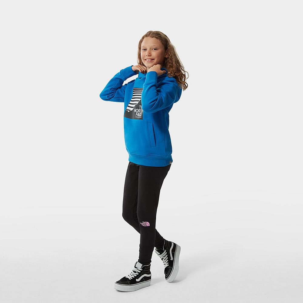 Mikiny S Kapucňou The North Face New Box Crew Chlapcenske Modre | VPH-975421