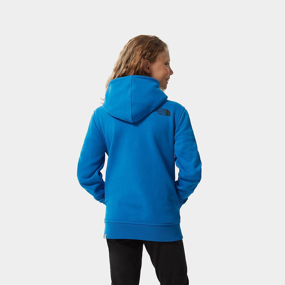 Mikiny S Kapucňou The North Face New Box Crew Chlapcenske Modre | VPH-975421