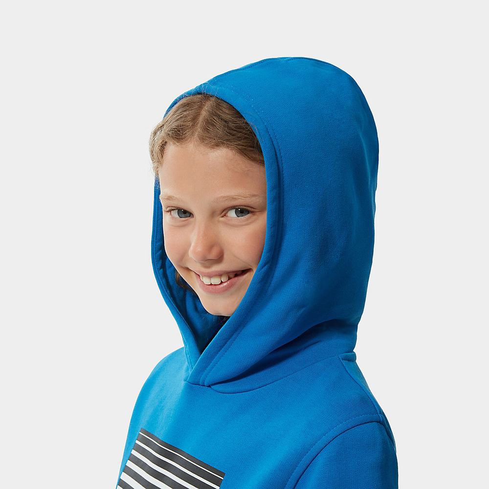 Mikiny S Kapucňou The North Face New Box Crew Chlapcenske Modre | VPH-975421