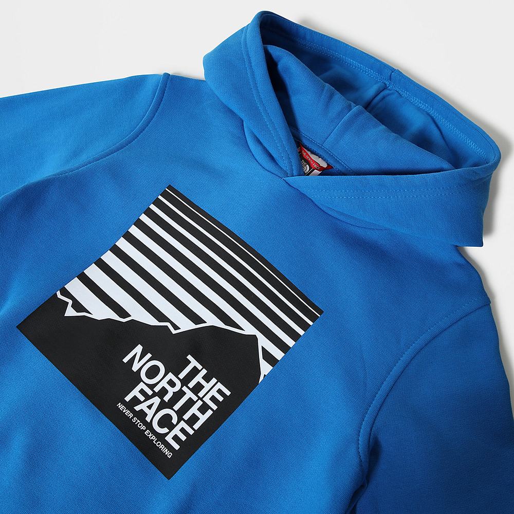 Mikiny S Kapucňou The North Face New Box Crew Chlapcenske Modre | VPH-975421
