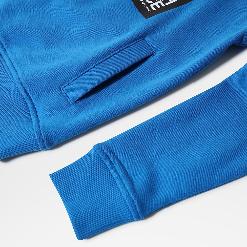 Mikiny S Kapucňou The North Face New Box Crew Chlapcenske Modre | VPH-975421