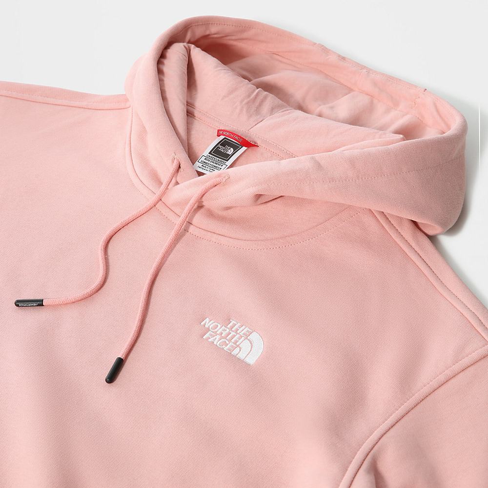 Mikiny S Kapucňou The North Face Oversized Essential Damske Ruzove Hnede | WHS-502318
