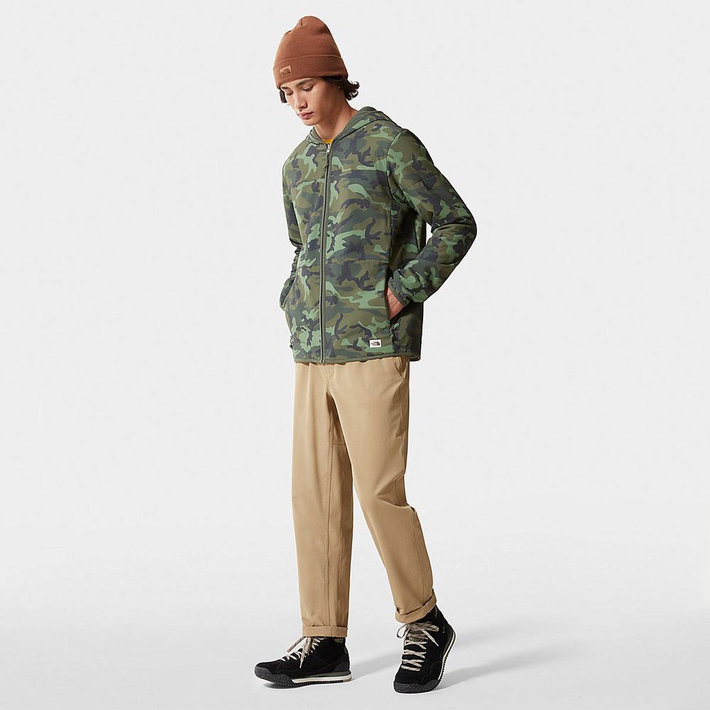 Mikiny S Kapucňou The North Face Printed Mountain Zip-Up Panske Maskacove | FAB-531046