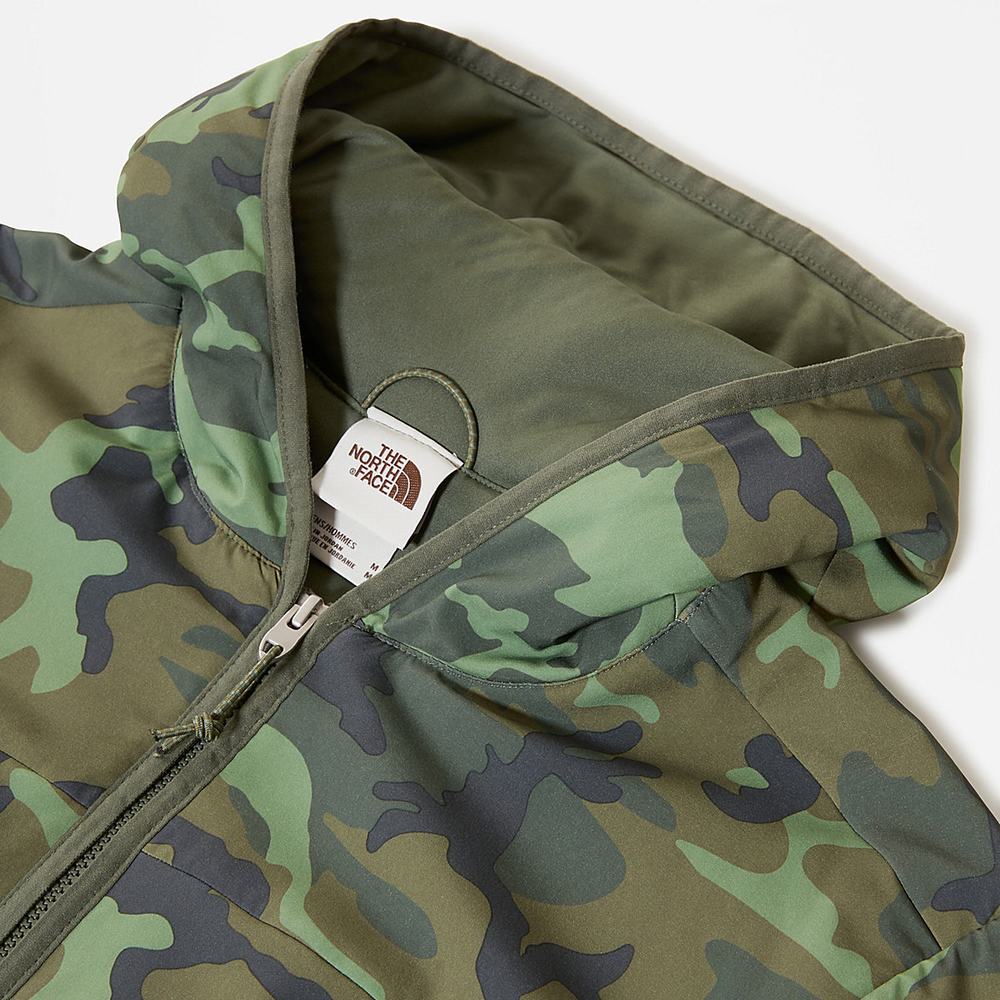 Mikiny S Kapucňou The North Face Printed Mountain Zip-Up Panske Maskacove | FAB-531046