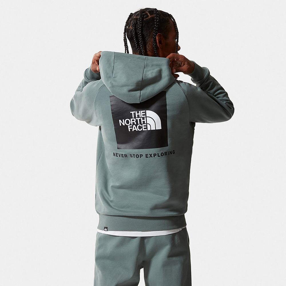 Mikiny S Kapucňou The North Face Raglan Redbox Panske Zelene | BKU-742136