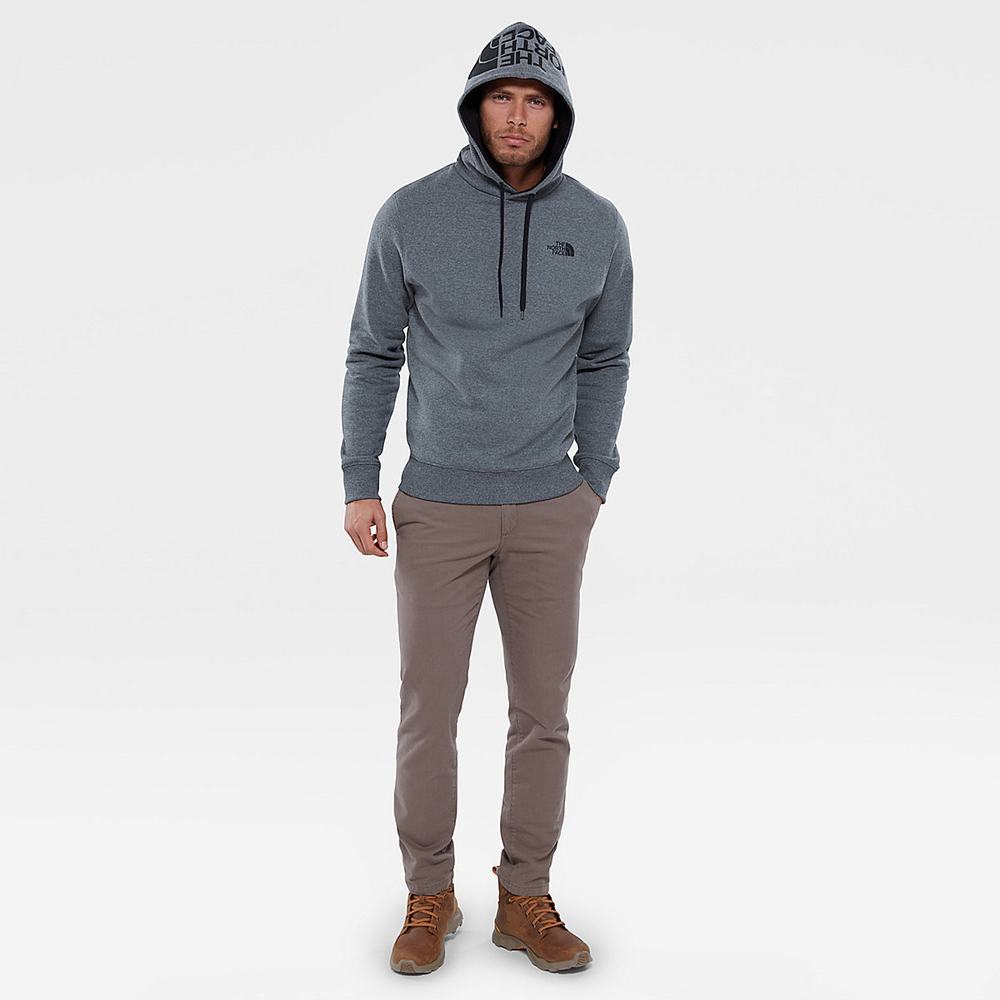 Mikiny S Kapucňou The North Face Seasonal Drew Peak Panske Siva Čierne | JLQ-236908