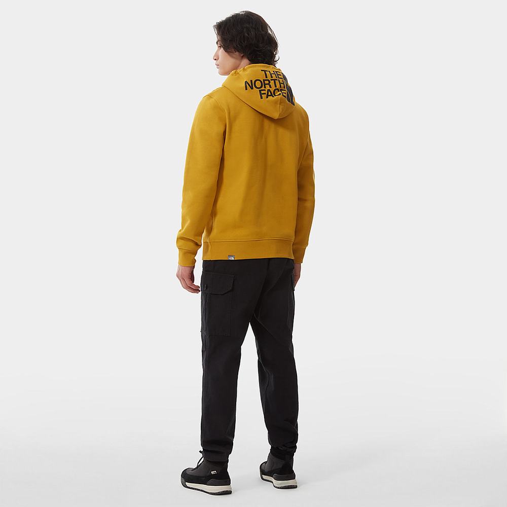 Mikiny S Kapucňou The North Face Seasonal Drew Peak Panske Žlté | LOK-483719