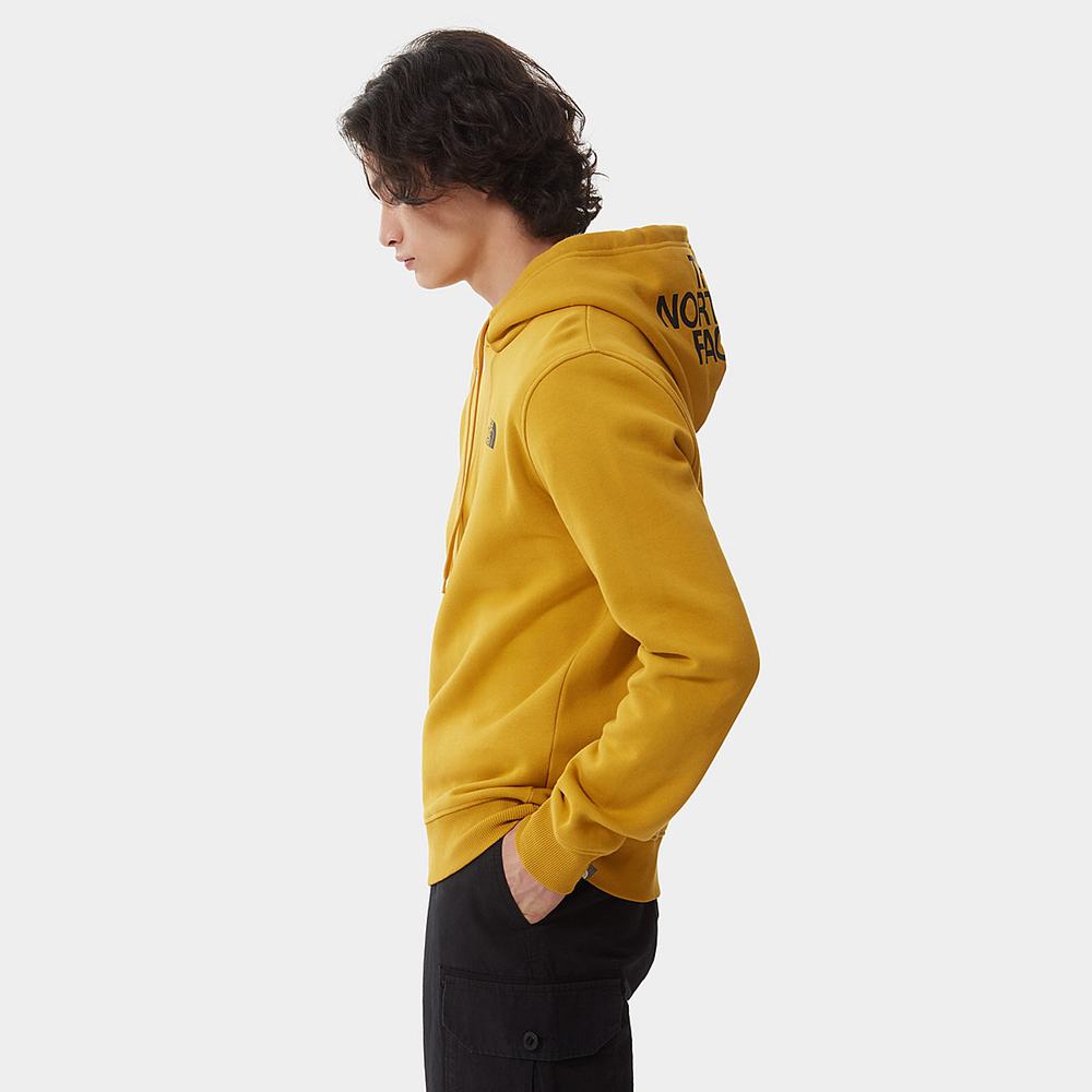 Mikiny S Kapucňou The North Face Seasonal Drew Peak Panske Žlté | LOK-483719