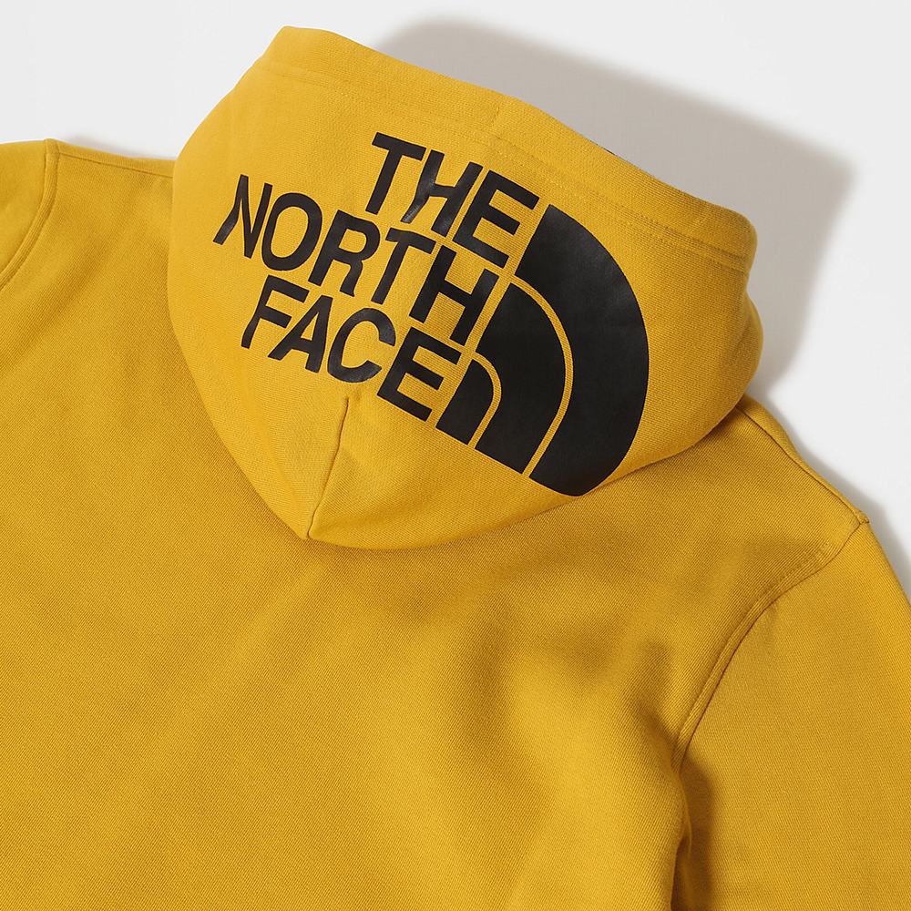 Mikiny S Kapucňou The North Face Seasonal Drew Peak Panske Žlté | LOK-483719