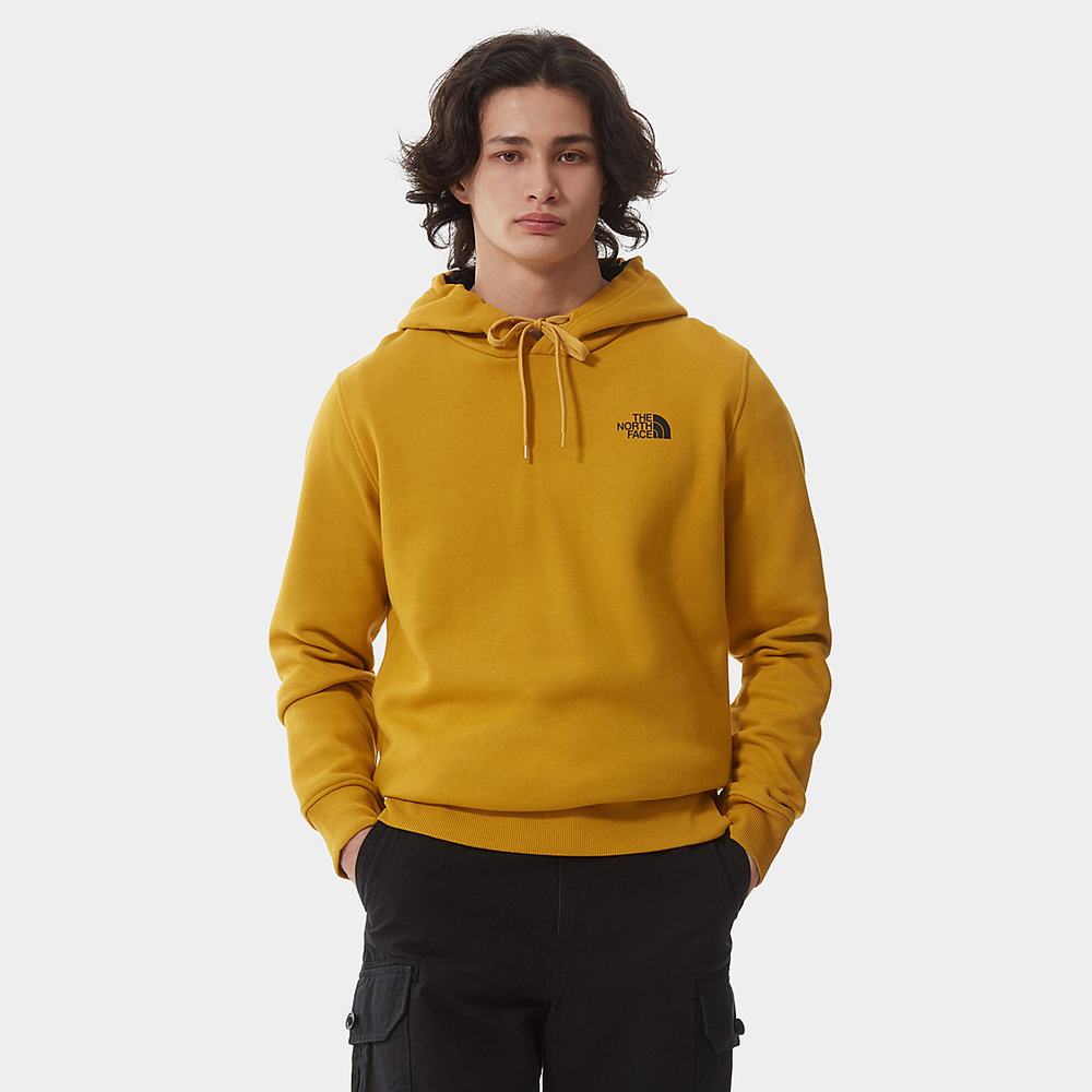 Mikiny S Kapucňou The North Face Seasonal Drew Peak Panske Žlté | LOK-483719
