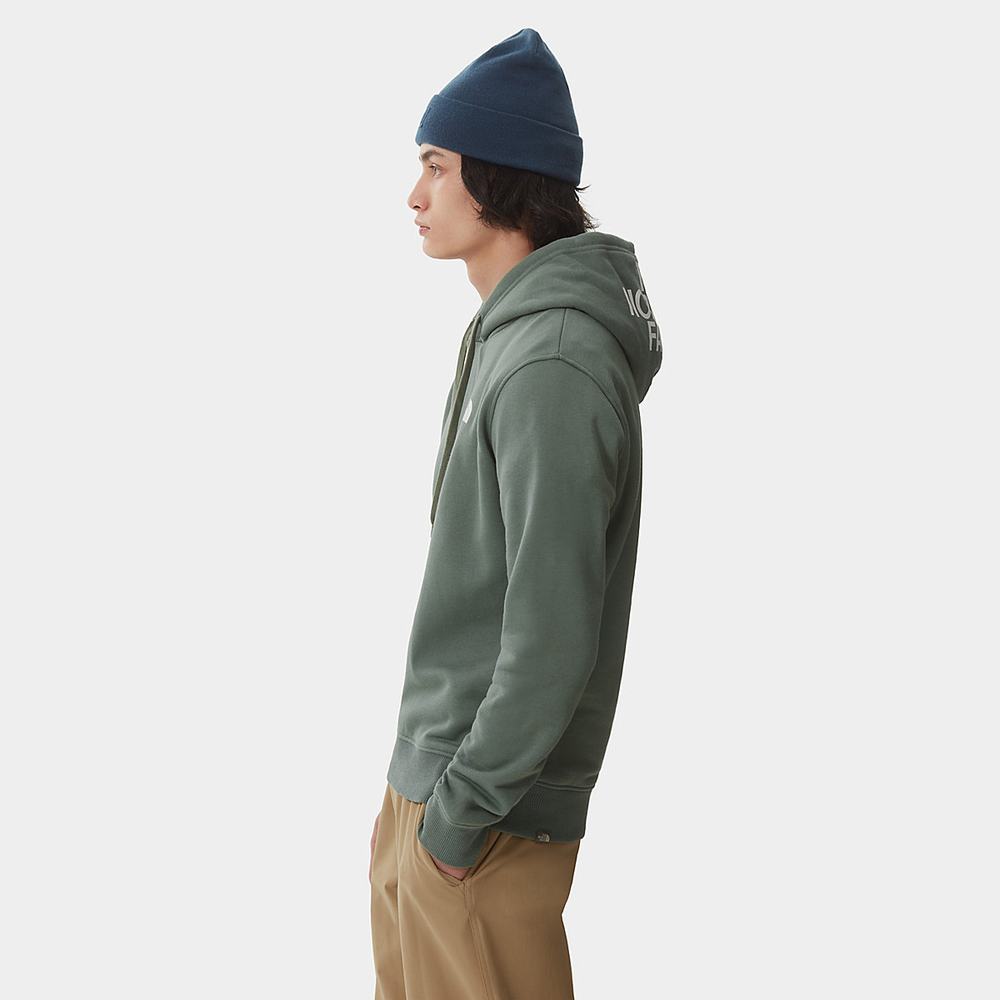 Mikiny S Kapucňou The North Face Seasonal Drew Peak Panske Zelene | PWB-761048