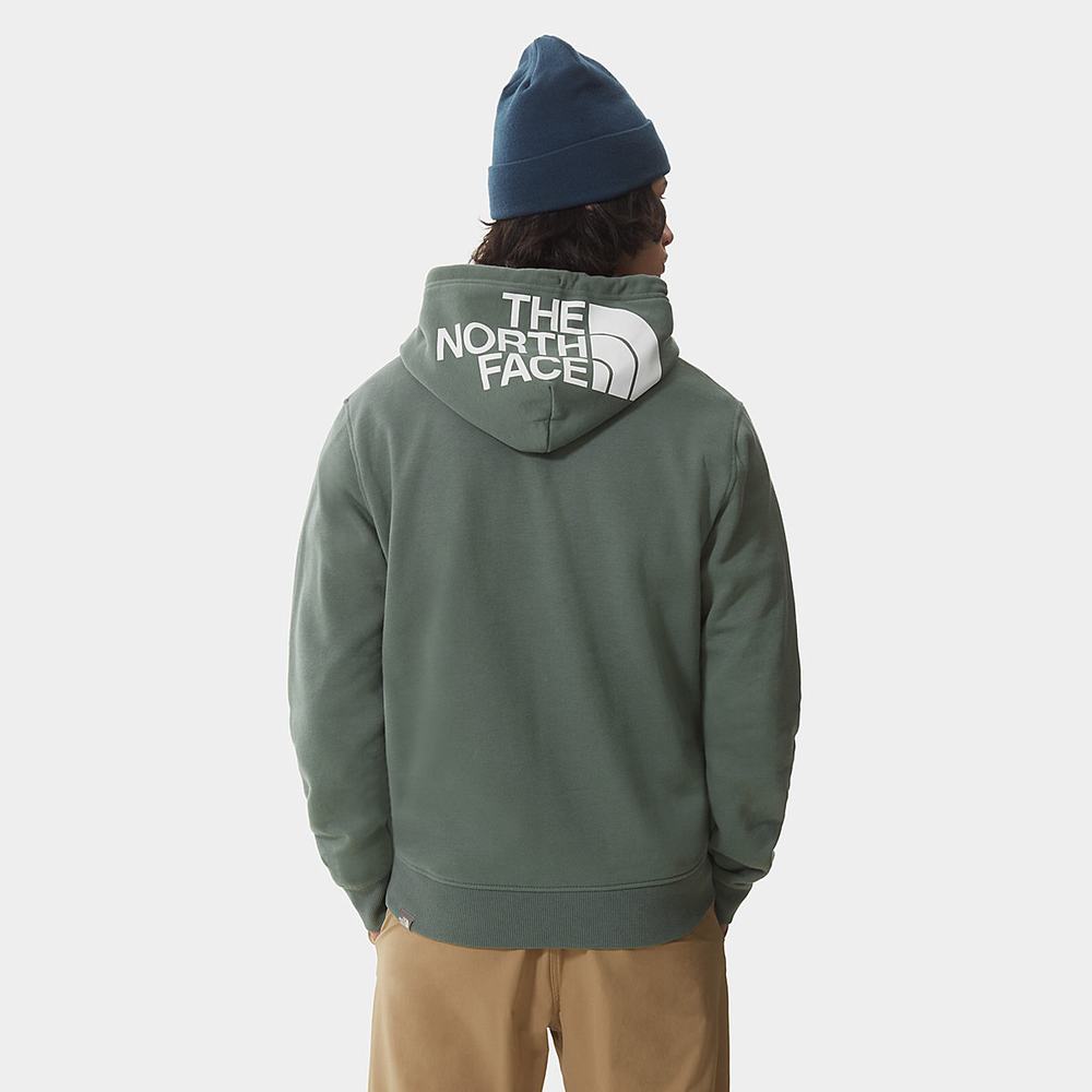 Mikiny S Kapucňou The North Face Seasonal Drew Peak Panske Zelene | PWB-761048