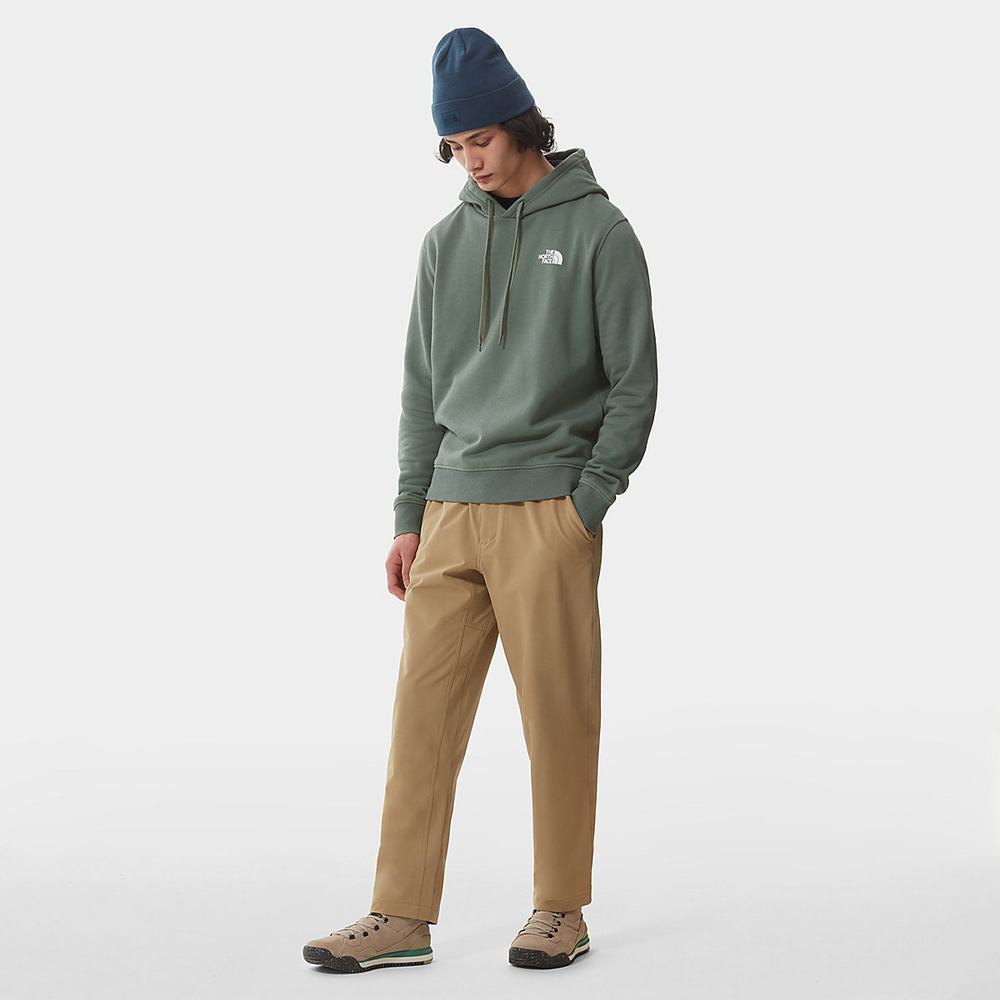 Mikiny S Kapucňou The North Face Seasonal Drew Peak Panske Zelene | PWB-761048