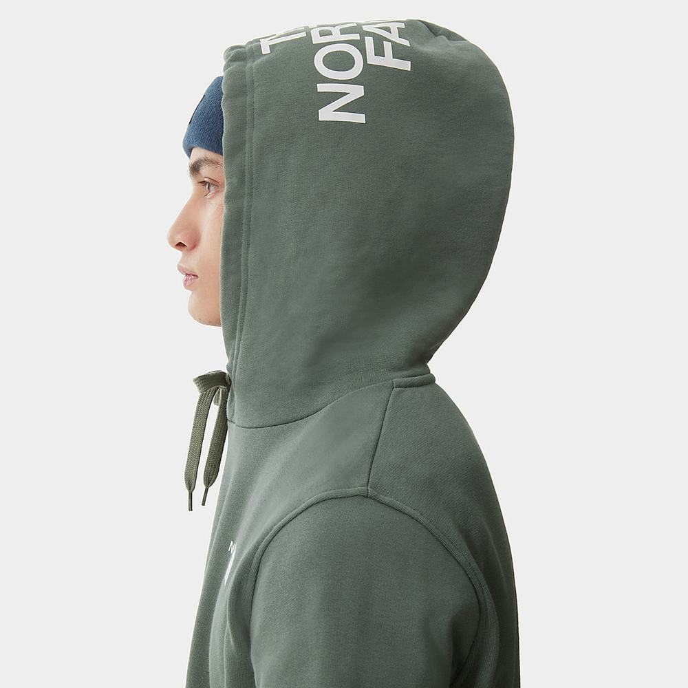 Mikiny S Kapucňou The North Face Seasonal Drew Peak Panske Zelene | PWB-761048