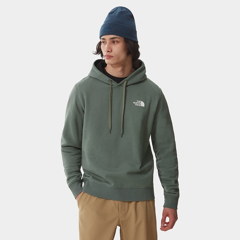Mikiny S Kapucňou The North Face Seasonal Drew Peak Panske Zelene | PWB-761048