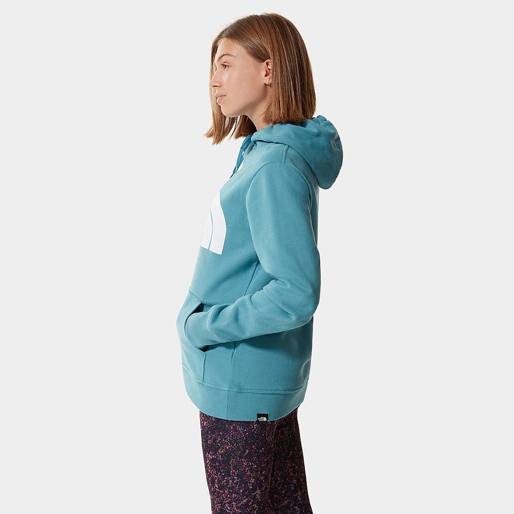 Mikiny S Kapucňou The North Face Standard Damske Modre | NML-632809