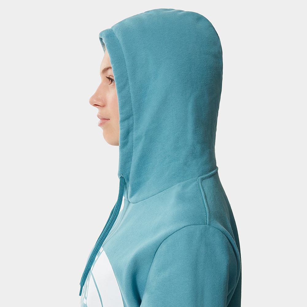 Mikiny S Kapucňou The North Face Standard Damske Modre | NML-632809