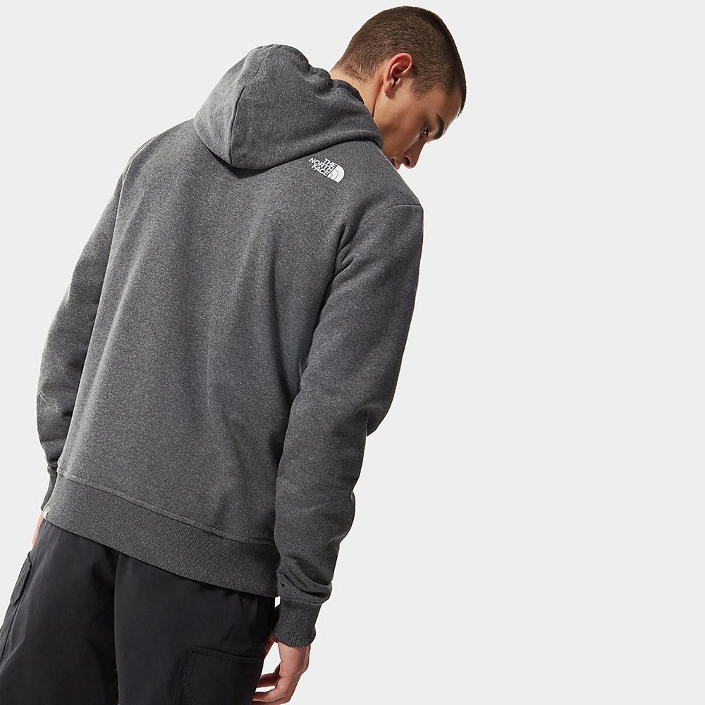 Mikiny S Kapucňou The North Face Standard Panske Siva | UCD-139807