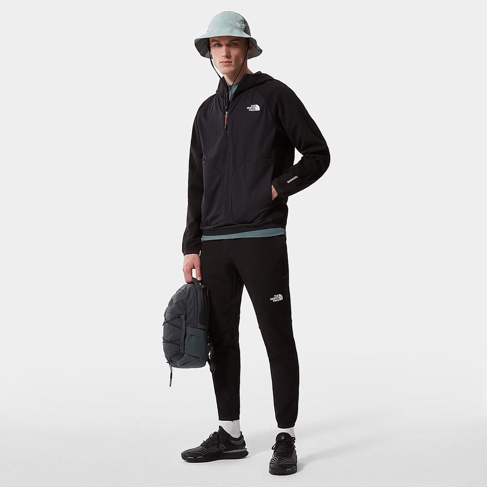 Mikiny S Kapucňou The North Face Tekware® FUTUREFLEECE™ Panske Čierne | CAF-638152