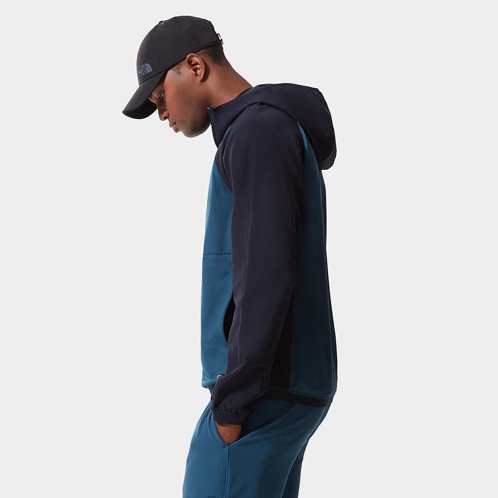 Mikiny S Kapucňou The North Face Tekware® FUTUREFLEECE™ Panske Námornícka Modrá Modre | FUS-384076