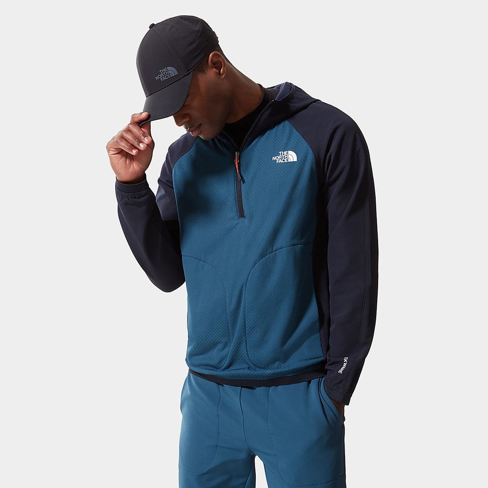 Mikiny S Kapucňou The North Face Tekware® FUTUREFLEECE™ Panske Námornícka Modrá Modre | FUS-384076