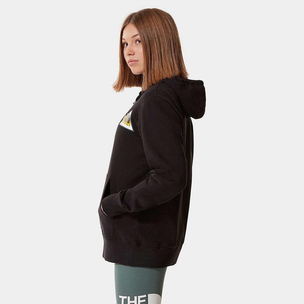 Mikiny S Kapucňou The North Face Threeyama Damske Čierne | CBG-910524