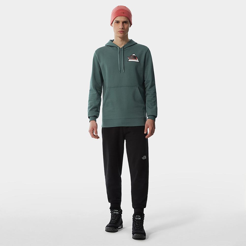 Mikiny S Kapucňou The North Face Threeyama Panske Zelene | EZO-359162