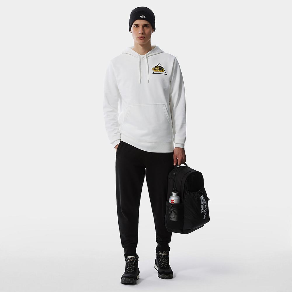 Mikiny S Kapucňou The North Face Threeyama Panske Biele | ISQ-831746