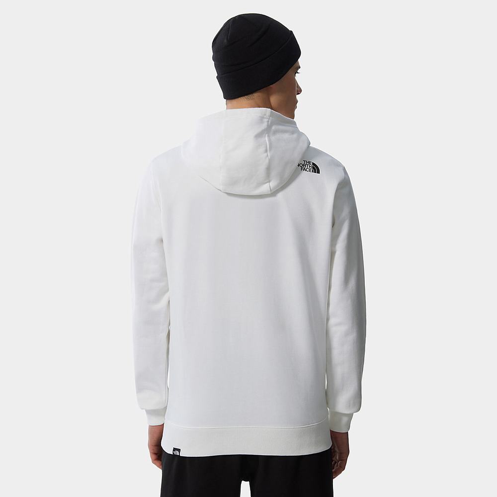 Mikiny S Kapucňou The North Face Threeyama Panske Biele | ISQ-831746